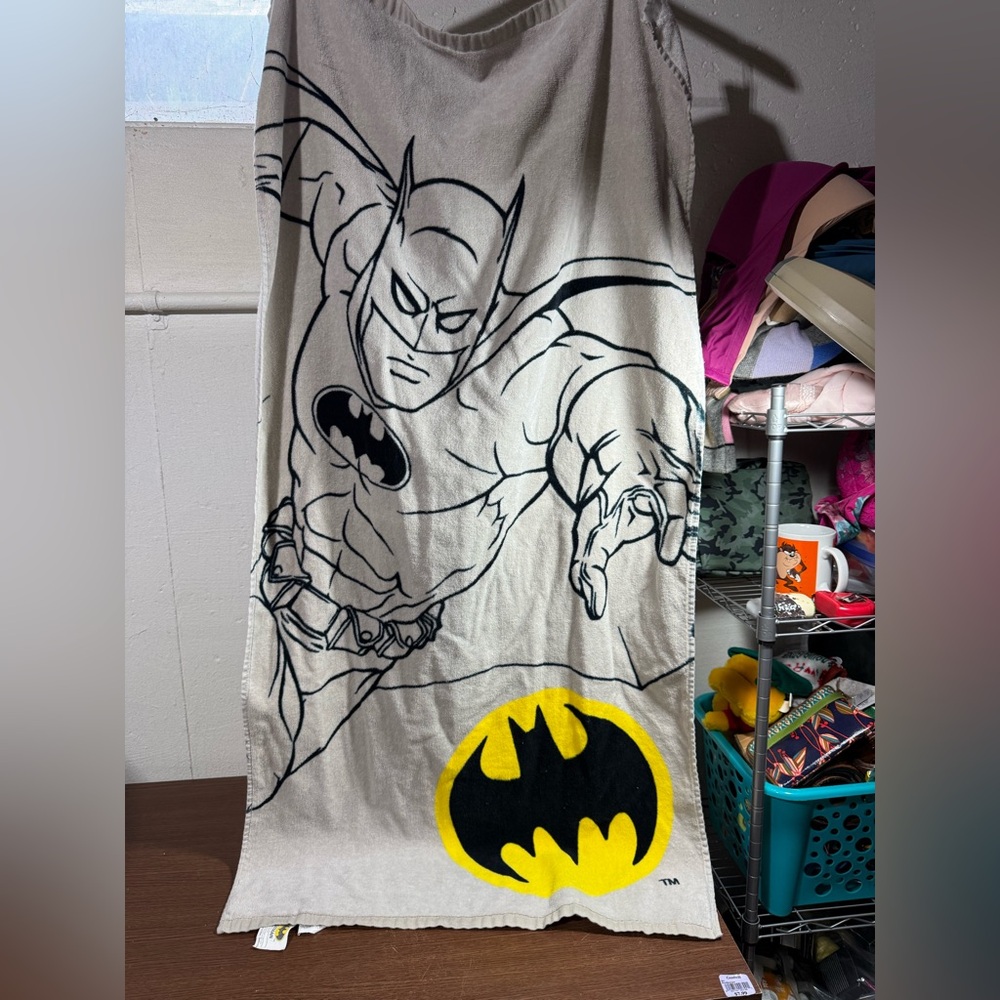 Vintage Batman Beach Towel